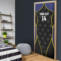 Guadeloupe Football Custom Door Cover Allez Les Gwada Boys Flag Color