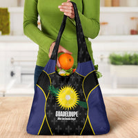 Guadeloupe Football Grocery Bag Allez Les Gwada Boys Flag Color