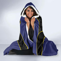 Guadeloupe Football Hooded Blanket Allez Les Gwada Boys Flag Color