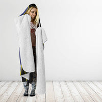 Guadeloupe Football Hooded Blanket Allez Les Gwada Boys Flag Color