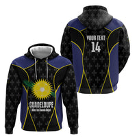 Guadeloupe Football Custom Hoodie Allez Les Gwada Boys Flag Color