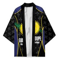 Guadeloupe Football Custom Kimono Allez Les Gwada Boys Flag Color