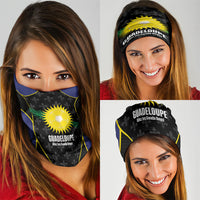 Guadeloupe Football Neck Gaiter Allez Les Gwada Boys Flag Color