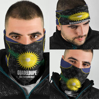 Guadeloupe Football Neck Gaiter Allez Les Gwada Boys Flag Color