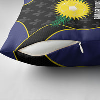 Guadeloupe Football Pillow Cover Allez Les Gwada Boys Flag Color