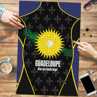 Guadeloupe Football Puzzle Allez Les Gwada Boys Flag Color