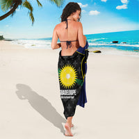 Guadeloupe Football Sarong Allez Les Gwada Boys Flag Color