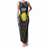 Guadeloupe Football Custom Tank Maxi Dress Allez Les Gwada Boys Flag Color