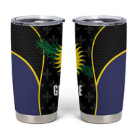Guadeloupe Football Tumbler Cup Allez Les Gwada Boys Flag Color