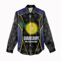 Guadeloupe Football Custom Women Casual Shirt Allez Les Gwada Boys Flag Color