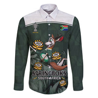 South Africa Rugby Family Matching Short Sleeve Bodycon Dress and Hawaiian Shirt Springboks 4th Champions World Cup Proud Bokke - Wonder Print Shop