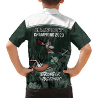 South Africa Rugby Hawaiian Shirt Springboks 4th Champions World Cup Proud Bokke - Wonder Print Shop