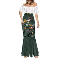 South Africa Rugby Mermaid Dress Springboks 4th Champions World Cup Proud Bokke - Wonder Print Shop