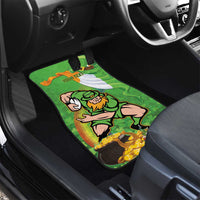 Personalised Ireland Rugby 2025 Car Mats Irish Leprechaun Saint Patrick's Day