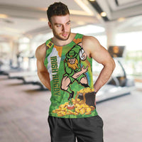 Personalised Ireland Rugby 2025 Men Tank Top Irish Leprechaun Saint Patrick's Day - Wonder Print Shop