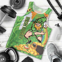 Personalised Ireland Rugby 2025 Men Tank Top Irish Leprechaun Saint Patrick's Day - Wonder Print Shop