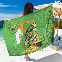 Personalised Ireland Rugby 2025 Sarong Irish Leprechaun Saint Patrick's Day - Wonder Print Shop