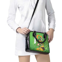Personalised Ireland Rugby 2025 Shoulder Handbag Irish Leprechaun Saint Patrick's Day - Wonder Print Shop