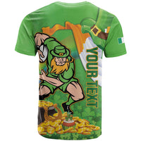 Personalised Ireland Rugby 2025 T Shirt Irish Leprechaun Saint Patrick's Day - Wonder Print Shop