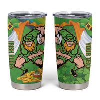 Personalised Ireland Rugby 2025 Tumbler Cup Irish Leprechaun Saint Patrick's Day - Wonder Print Shop