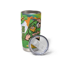 Personalised Ireland Rugby 2025 Tumbler Cup Irish Leprechaun Saint Patrick's Day - Wonder Print Shop