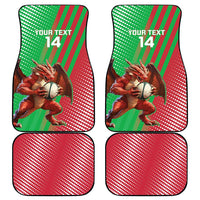 Custom Wales Rugby 2025 Car Mats Go Welsh Dragon Sporty Style