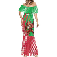 Custom Wales Rugby 2025 Mermaid Dress Go Welsh Dragon Sporty Style - Wonder Print Shop
