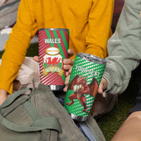 Custom Wales Rugby 2025 Tumbler Cup Go Welsh Dragon Sporty Style - Wonder Print Shop