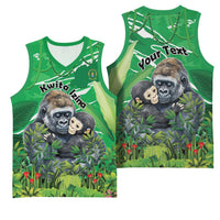 Personalized Rwanda Kwita Izina Basketball Jersey Name a Gorilla - Save a Species - Wonder Print Shop