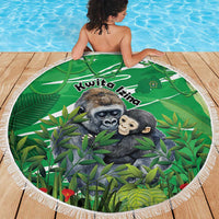 Rwanda Kwita Izina Beach Blanket Name a Gorilla - Save a Species - Wonder Print Shop