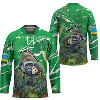 Personalized Rwanda Kwita Izina Hockey Jersey Name a Gorilla - Save a Species - Wonder Print Shop