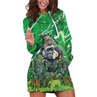 Personalized Rwanda Kwita Izina Hoodie Dress Name a Gorilla - Save a Species - Wonder Print Shop