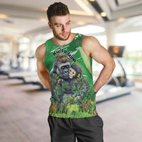 Personalized Rwanda Kwita Izina Men Tank Top Name a Gorilla - Save a Species - Wonder Print Shop