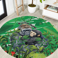 Rwanda Kwita Izina Round Carpet Name a Gorilla - Save a Species - Wonder Print Shop