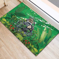 Rwanda Kwita Izina Rubber Doormat Name a Gorilla - Save a Species - Wonder Print Shop