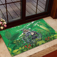 Rwanda Kwita Izina Rubber Doormat Name a Gorilla - Save a Species - Wonder Print Shop