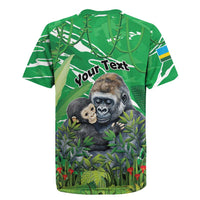 Personalized Rwanda Kwita Izina Rugby Jersey Name a Gorilla - Save a Species - Wonder Print Shop