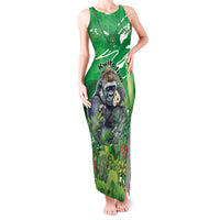 Personalized Rwanda Kwita Izina Tank Maxi Dress Name a Gorilla - Save a Species - Wonder Print Shop