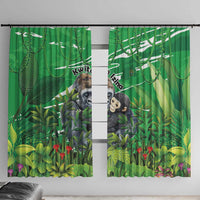 Rwanda Kwita Izina Window Curtain Name a Gorilla - Save a Species - Wonder Print Shop