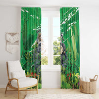Rwanda Kwita Izina Window Curtain Name a Gorilla - Save a Species - Wonder Print Shop