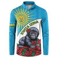 Personalized Rwanda Baby Gorilla Button Sweatshirt Kwita Izina 2025 - Wonder Print Shop