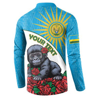 Personalized Rwanda Baby Gorilla Button Sweatshirt Kwita Izina 2025 - Wonder Print Shop