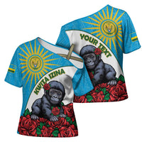 Personalized Rwanda Baby Gorilla Cross Shoulder Shirt Kwita Izina 2025 - Wonder Print Shop
