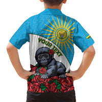 Personalized Rwanda Baby Gorilla Family Matching Long Sleeve Bodycon Dress and Hawaiian Shirt Kwita Izina 2025 - Wonder Print Shop