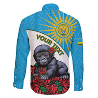 Personalized Rwanda Baby Gorilla Family Matching Long Sleeve Bodycon Dress and Hawaiian Shirt Kwita Izina 2025 - Wonder Print Shop