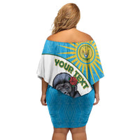 Personalized Rwanda Baby Gorilla Family Matching Off Shoulder Short Dress and Hawaiian Shirt Kwita Izina 2025 - Wonder Print Shop