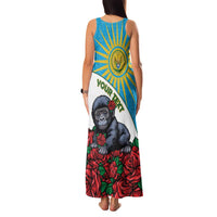 Personalized Rwanda Baby Gorilla Family Matching Tank Maxi Dress and Hawaiian Shirt Kwita Izina 2025 - Wonder Print Shop
