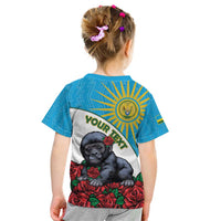 Personalized Rwanda Baby Gorilla Kid T Shirt Kwita Izina 2025 - Wonder Print Shop