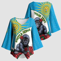 Personalized Rwanda Baby Gorilla Kimono Sleeve Blouse Kwita Izina 2025 - Wonder Print Shop