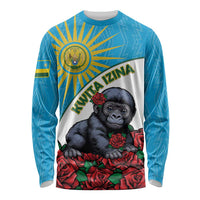 Personalized Rwanda Baby Gorilla Long Sleeve Shirt Kwita Izina 2025 - Wonder Print Shop